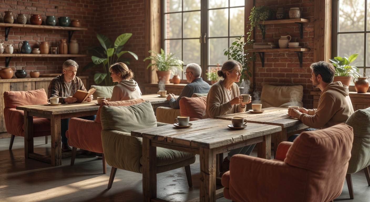 cozy cafe interior